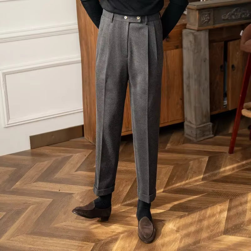 Cavendish Tailored Wool Trousers