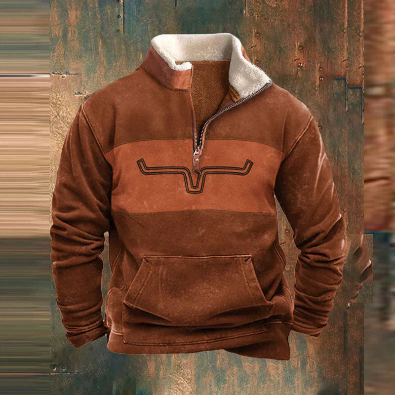 The Cavendish Quarter-Zip vintage Pullover