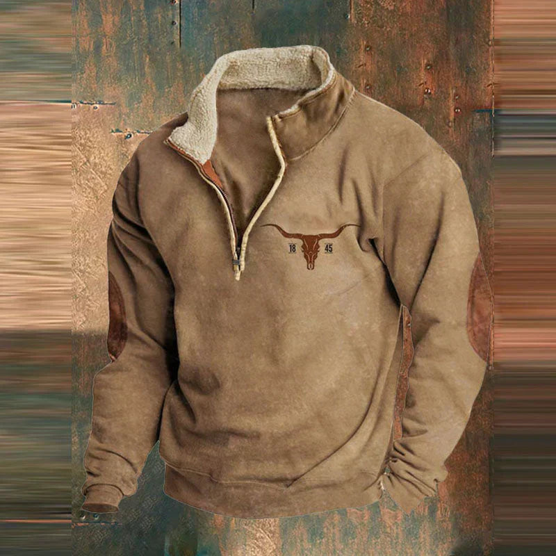 The Cavendish Quarter-Zip vintage Pullover