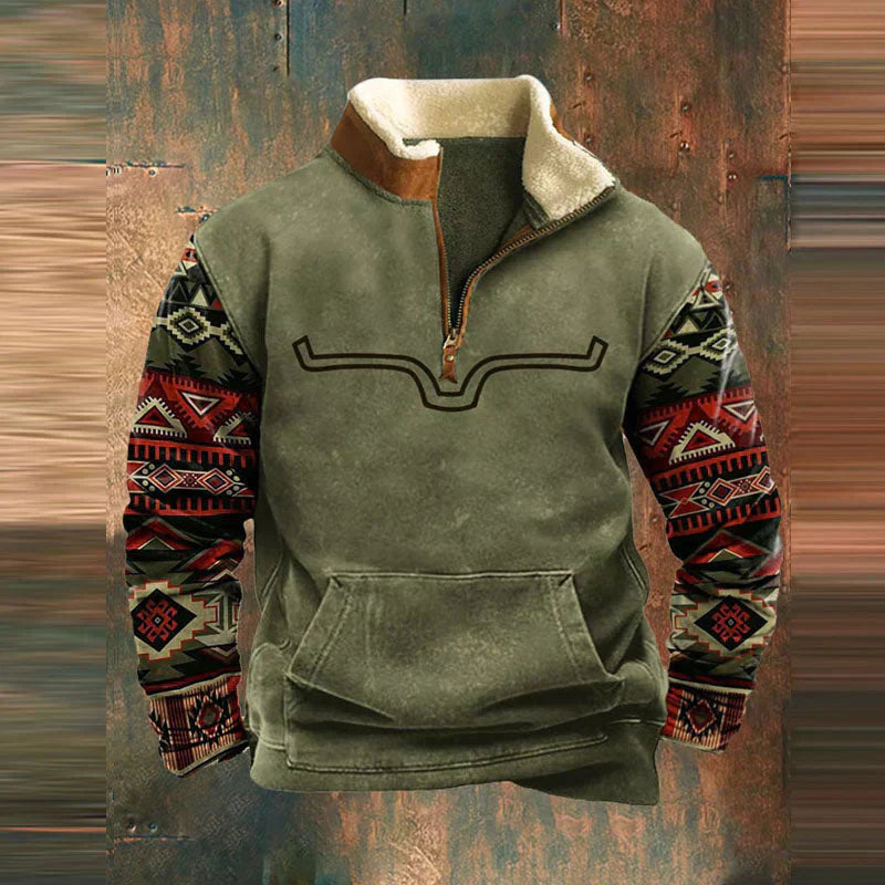 The Cavendish Quarter-Zip vintage Pullover